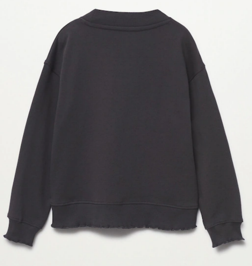 Charcoal Grey Basic Pullover