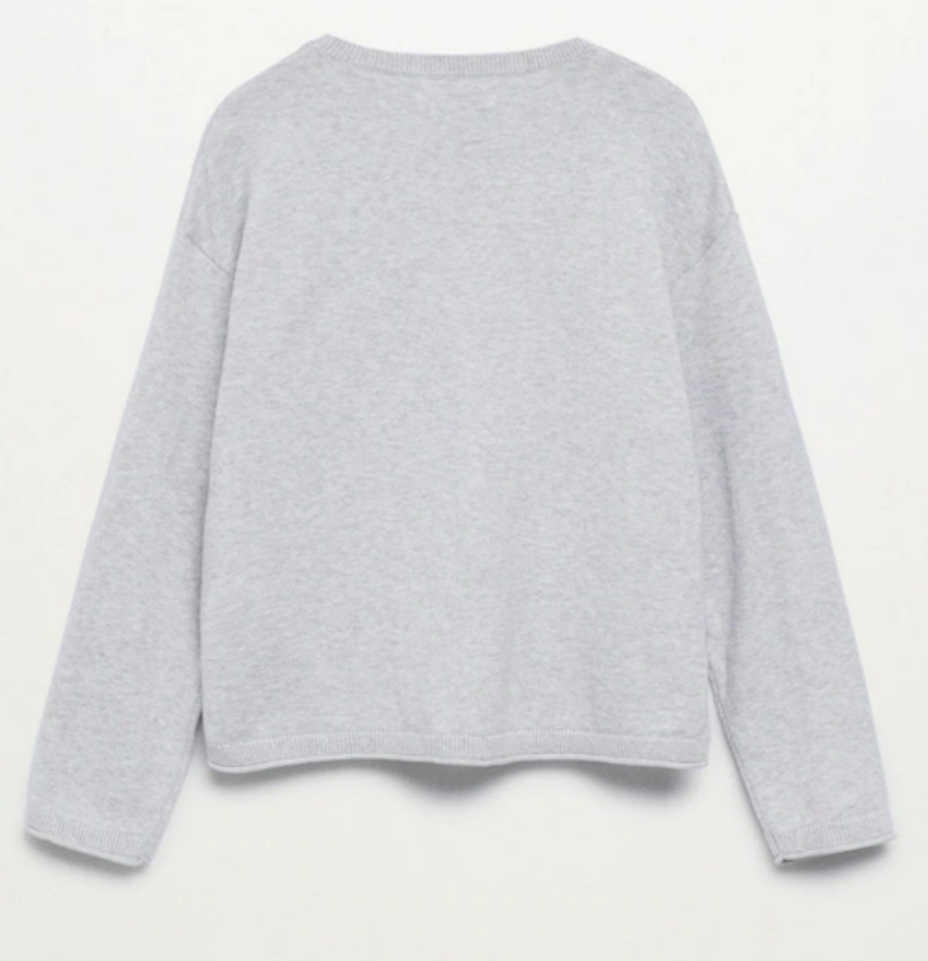 Grey Melange Pullover