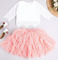 Lace Top & Ruffle Tutu - Blush