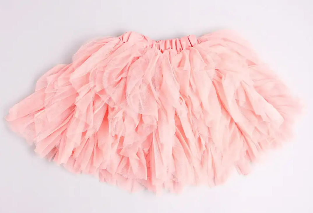 Lace Top & Ruffle Tutu - Blush