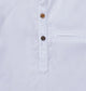 Mandarin Collar Shirt - White
